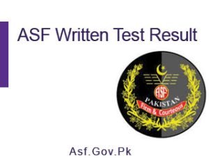 ASF Written Test Result