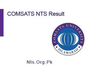 COMSATS NTS Result