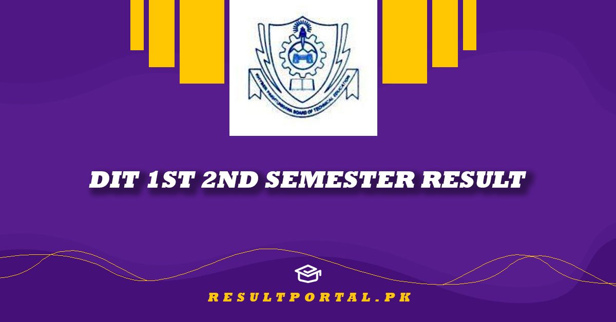 DIT 1st 2nd Semester Result