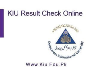 KIU Result Check Online