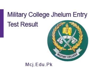 Military College Jhelum Entry Test Result