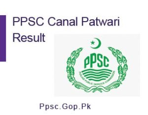 PPSC Canal Patwari Result