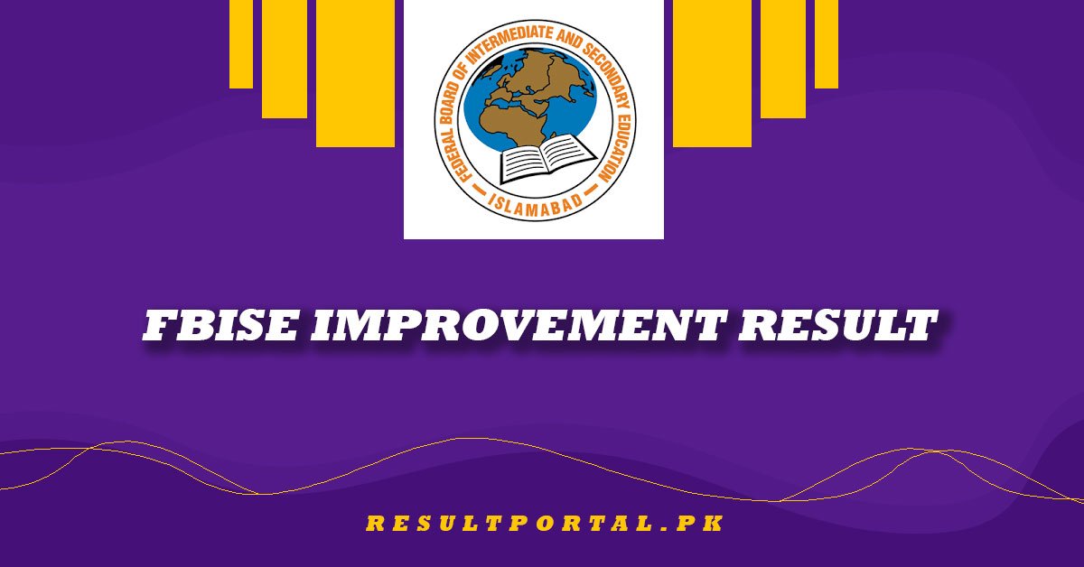 FBISE Improvement Result