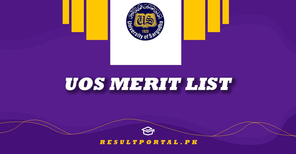 UOS Merit List