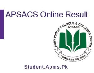  APSACS Online Result