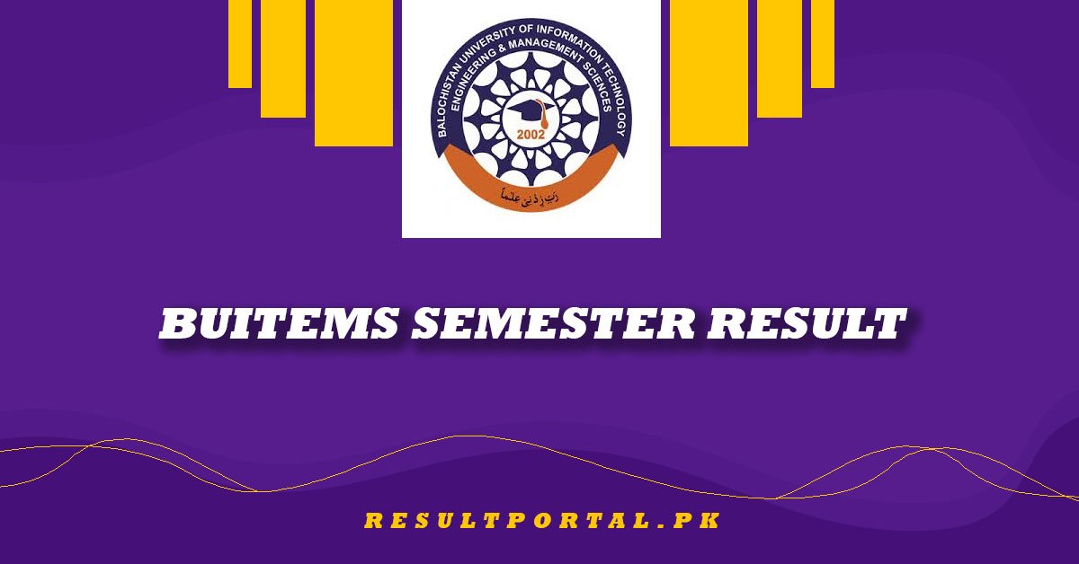 BUITEMS Semester Result