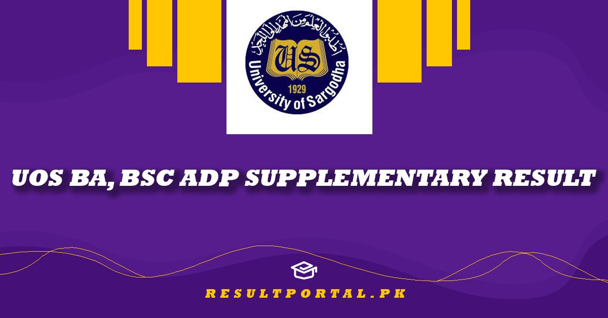UOS BA, BSc ADP Supplementary Result