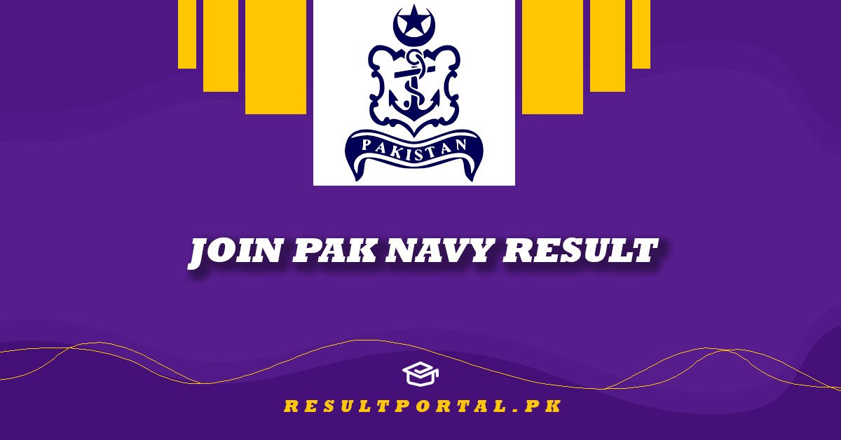 Join Pak Navy Result