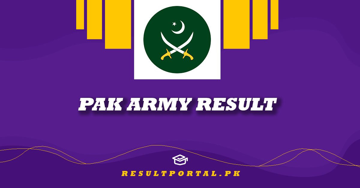 Pak Army Result
