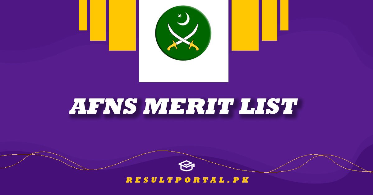 AFNS Merit List