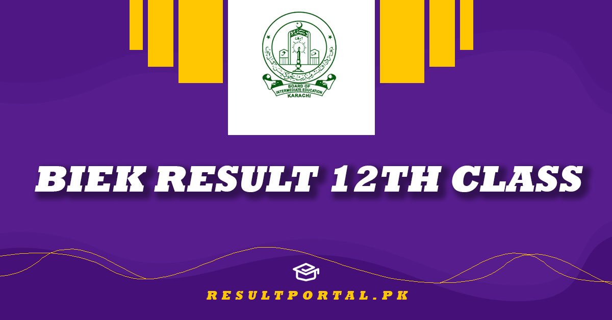 BIEK Result 12th Class