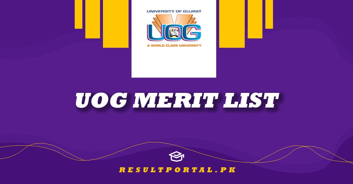 UOG Merit List