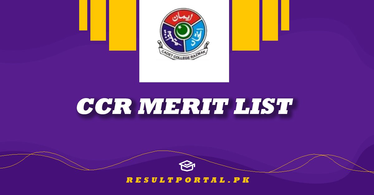 Cadet College Razmak Merit List