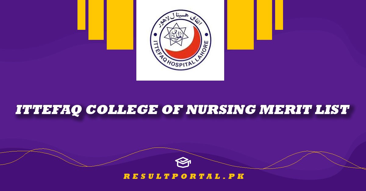 Ittefaq College Of Nursing Merit List