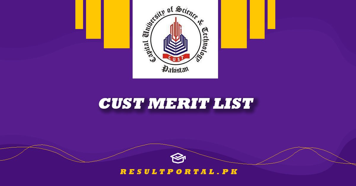 CUST Merit List