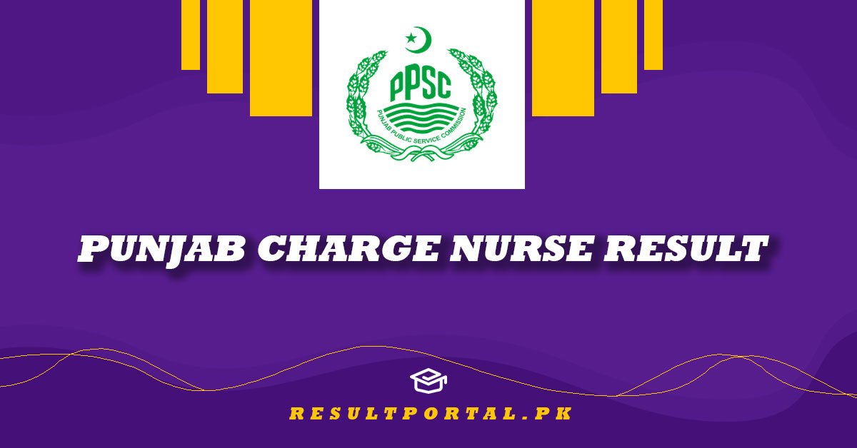 Punjab Charge Nurse Result