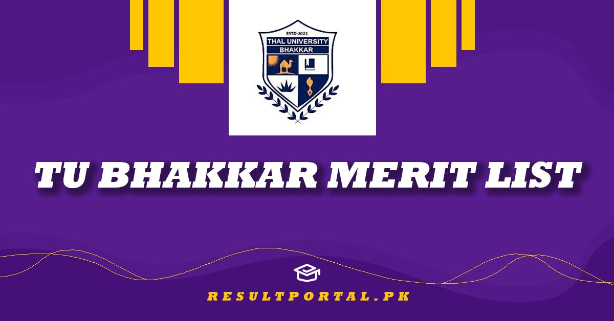 TU Bhakkar Merit List